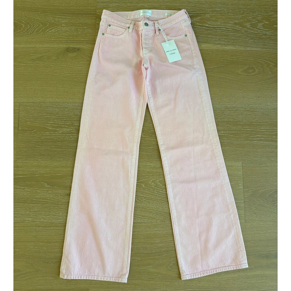 Amelia Gray x Frame Jeans The Gray Size 25 Pink